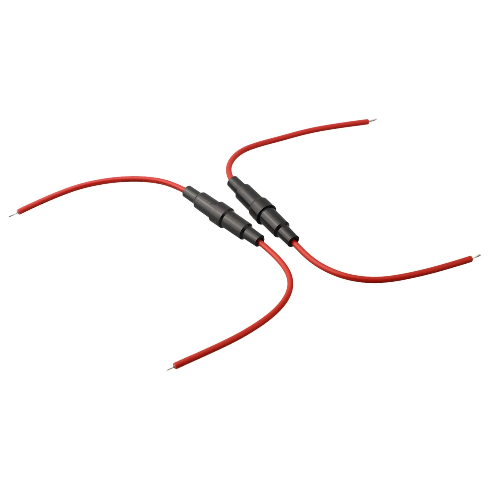 Inline Fuse Holder Fuse Holder Glass Tube Fast-Blow Screw Type For Glass Fuse With 22AWG Wire Practical Inline