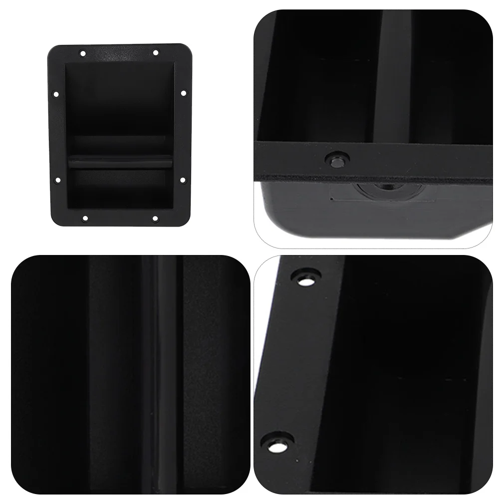 

4pcs Handles Durable Plastic Cabinet Replacement for Sound Handle Accessory Boxes Amplifier Lightweight Comfortable