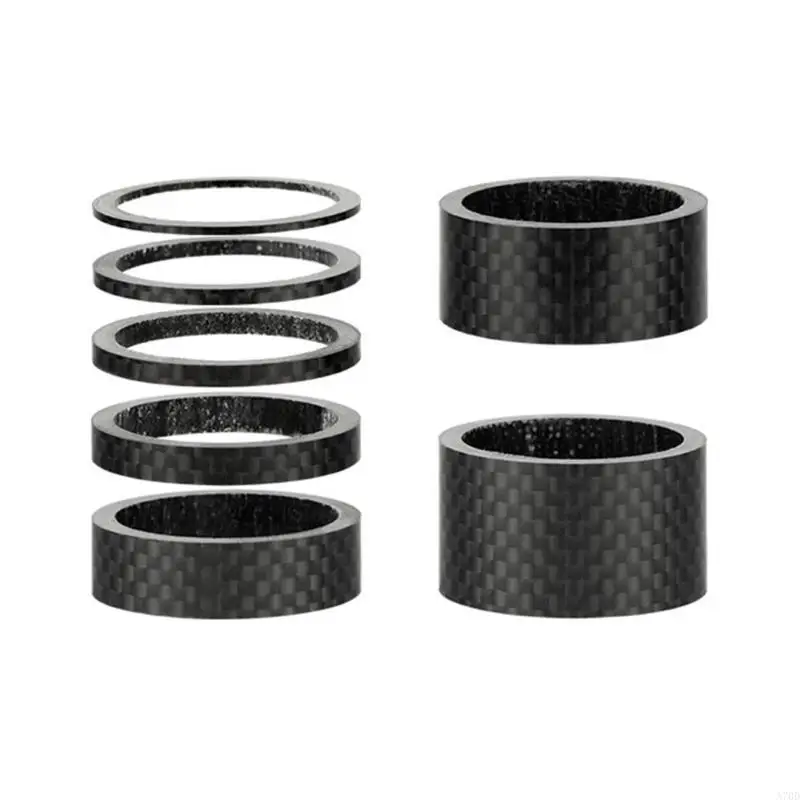 

Bike Carbon Fibers Bicycles Headsets Spacers Threadless Bicycles Front Stem Fork A70D