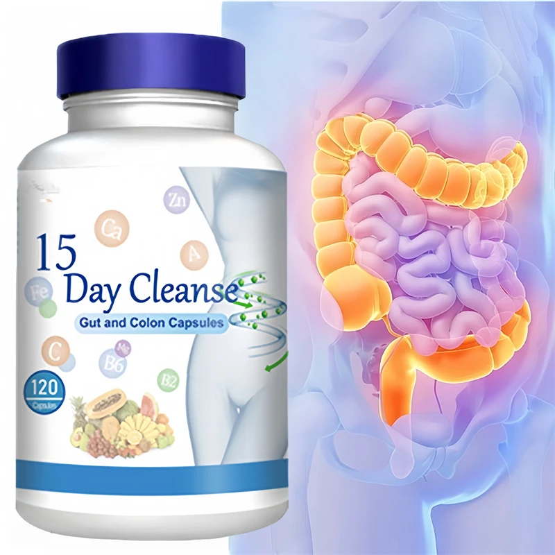 

Gut and Colon Support, 15-day Cleanse and Detox to Reduce Abdominal Pain,Bloating,Constipation Aid, Gut Health, Anti-Cellulite