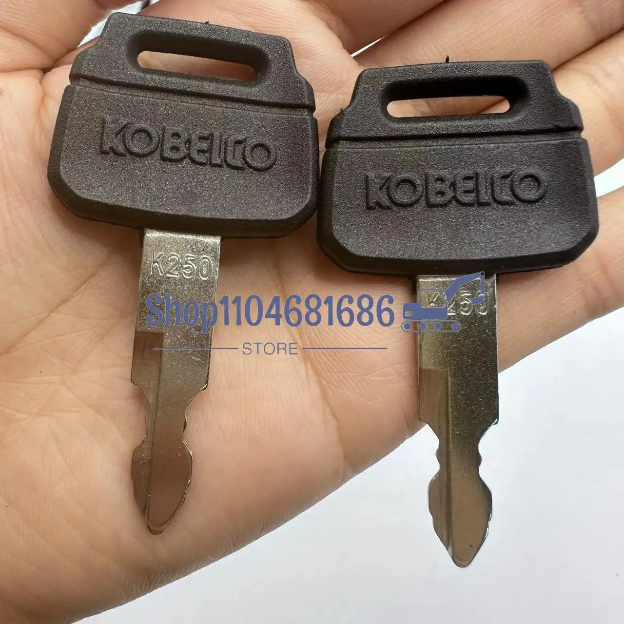 5PCS OEM K250 Keys for Kobelco Ignition Key Fits Kobelco Excavator Loader Dozer Parts Excavators Replacement Accessories view 4