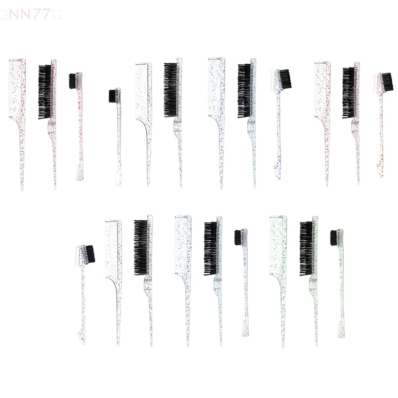 مشط تصفيف الشعر من الحلاق، مشط متعدد الوظائف لفك تشابك الشعر، مجموعة أدوات العناية بالشعر، ملحقات قص الشعر