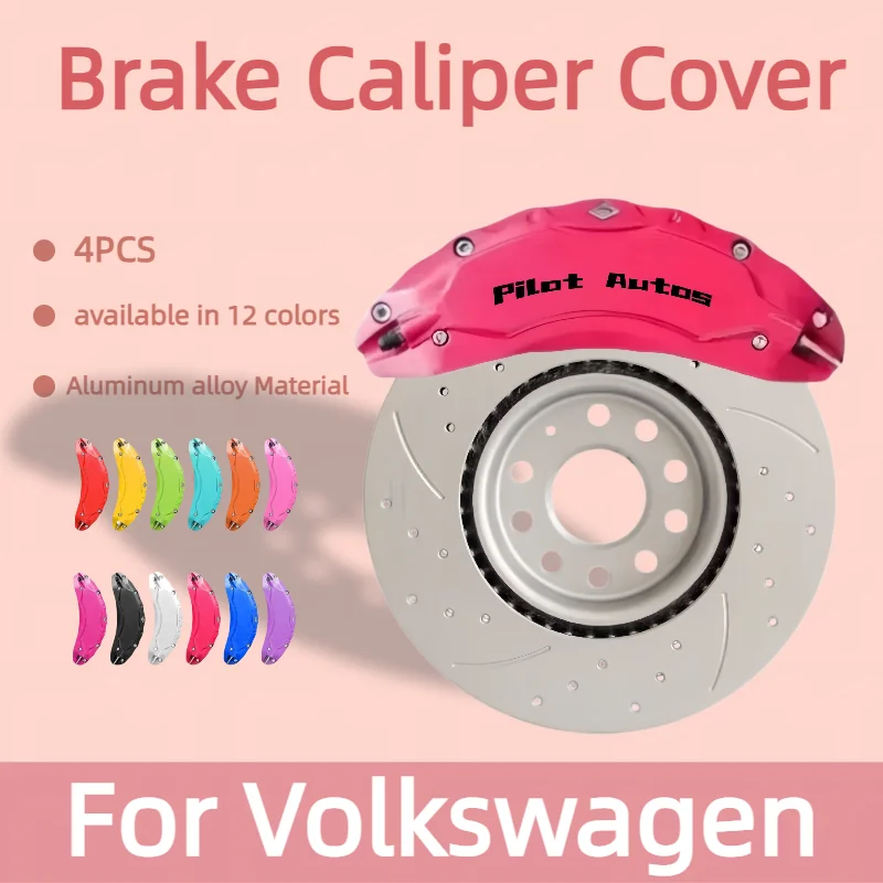 For Volkswagen VW Car Brake Caliper Cover Fit Amarok Ameo Arteon Atlas Bulli C Coupe California CC Crafter C-TREK Eos FOX