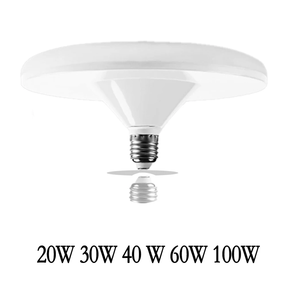 E27 LED Bulb 220V UFO Lamp E27 LED Lamps Cold White 20W 30W 40W 60W 100W Bombillas Ampoule LED Bulb Lights for Home Lighting