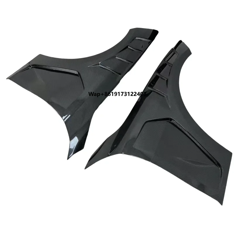 

Suitable for 4 Series G22 G23 Retrofit Upgrade with Perforated Carbon Fiber Mudguard Pair