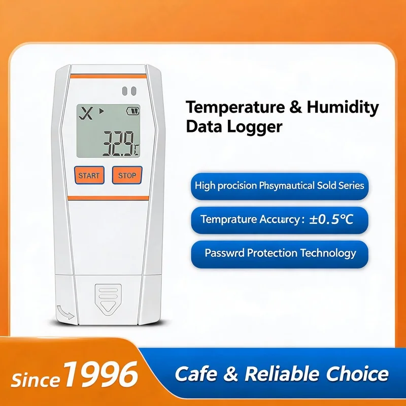 USB Temperature Data Logger Tlog 10 Recorder 32000 Points High Precision PDF Cold Chain Medical Refrigerated Truck IP65