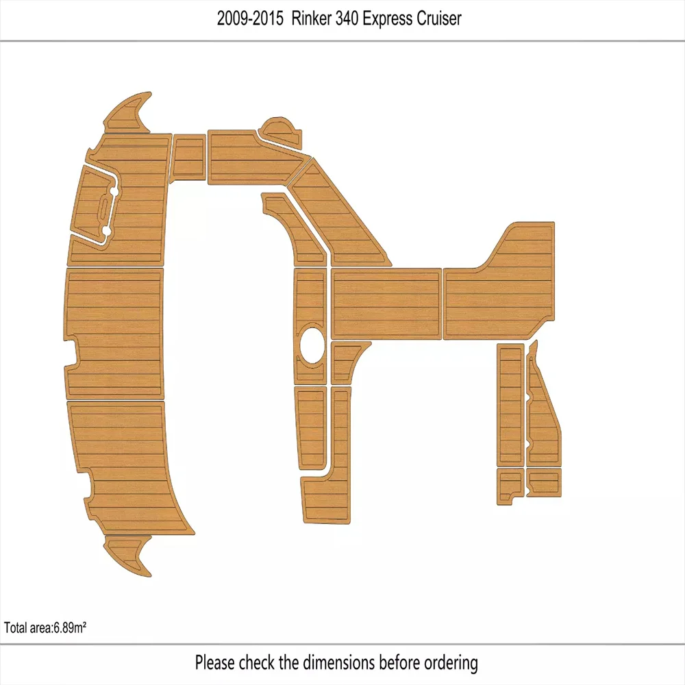 

2009-2015, напольный коврик rinker 340 для экспресс-круиза, платформы для плавания в кабине, 1/4 дюйма, 6 мм, EVA, самоклеящийся напольный коврик в стиле SeaDek, маринемат, Gatorstep