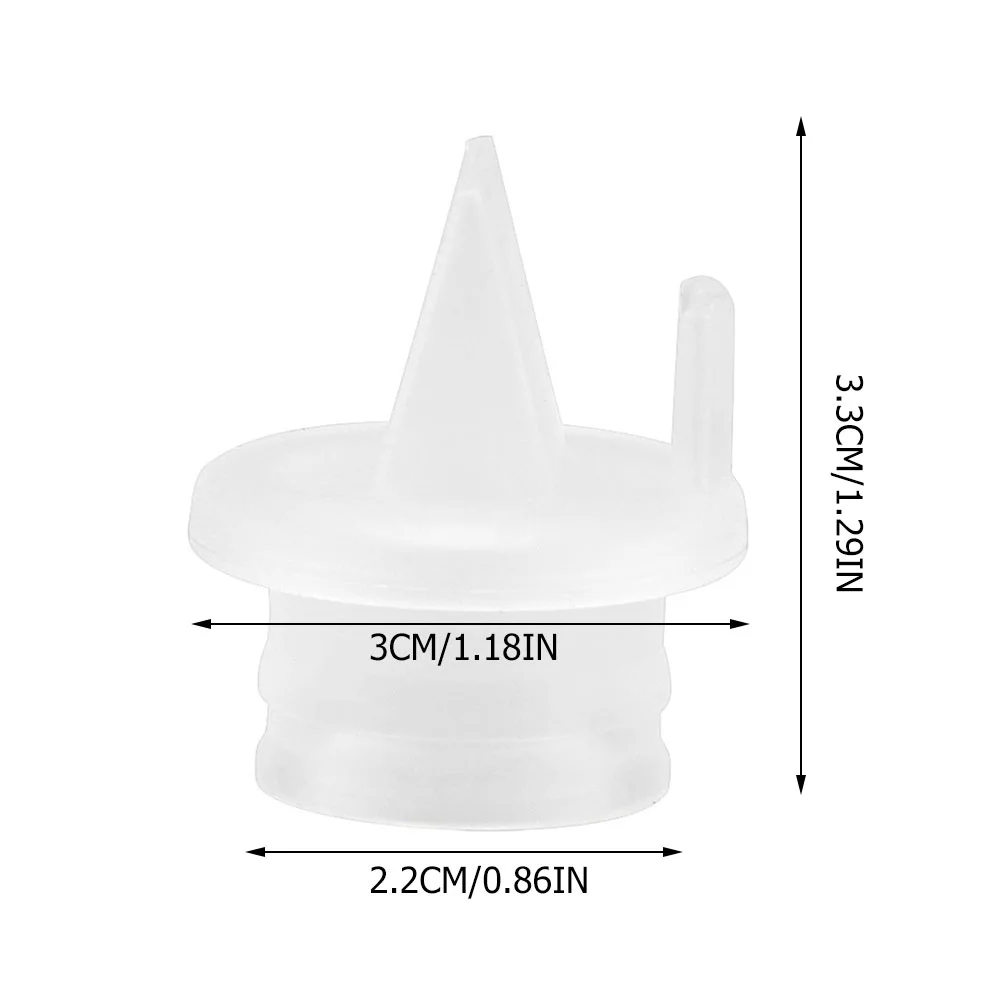 10 قطعة ملحقات مضخة الثدي الكهربائية اليدوية سيليكون صمام مضخة الثدي صمام السيليكون
