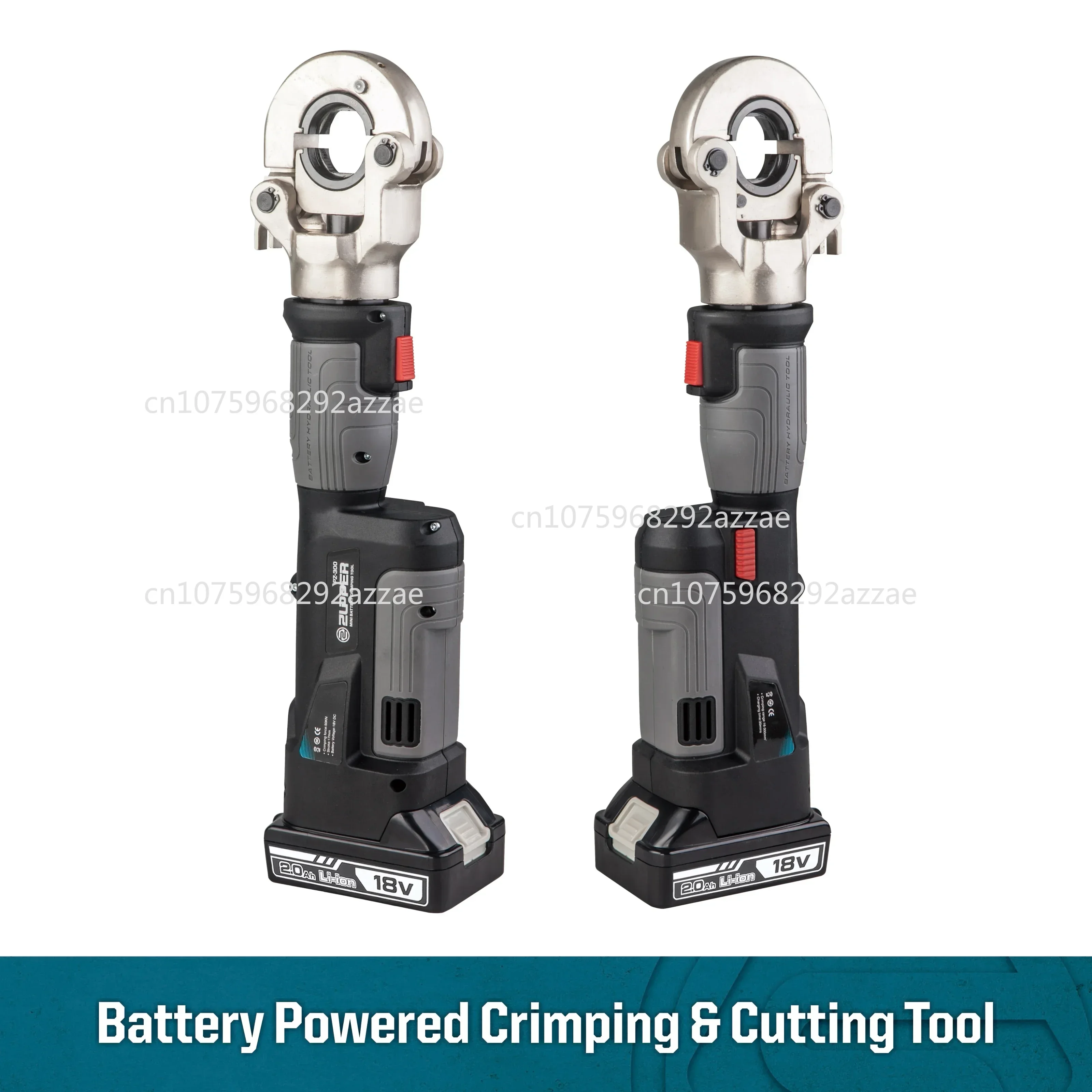 

Juli Electric Hydraulic Crimping Pliers Lithium Battery Rechargeable 10-300mm² Copper Aluminum Cable Terminal Crimping Pliers