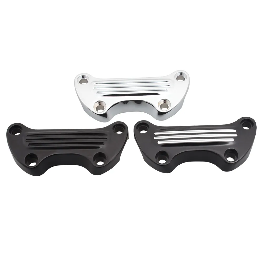 

Motorcycle Handlebar Top Clamp Bar Riser Mount Cover For Harley Touring Street Glide Sportster 1200 883 Softail Fat Boy Dyna FXD