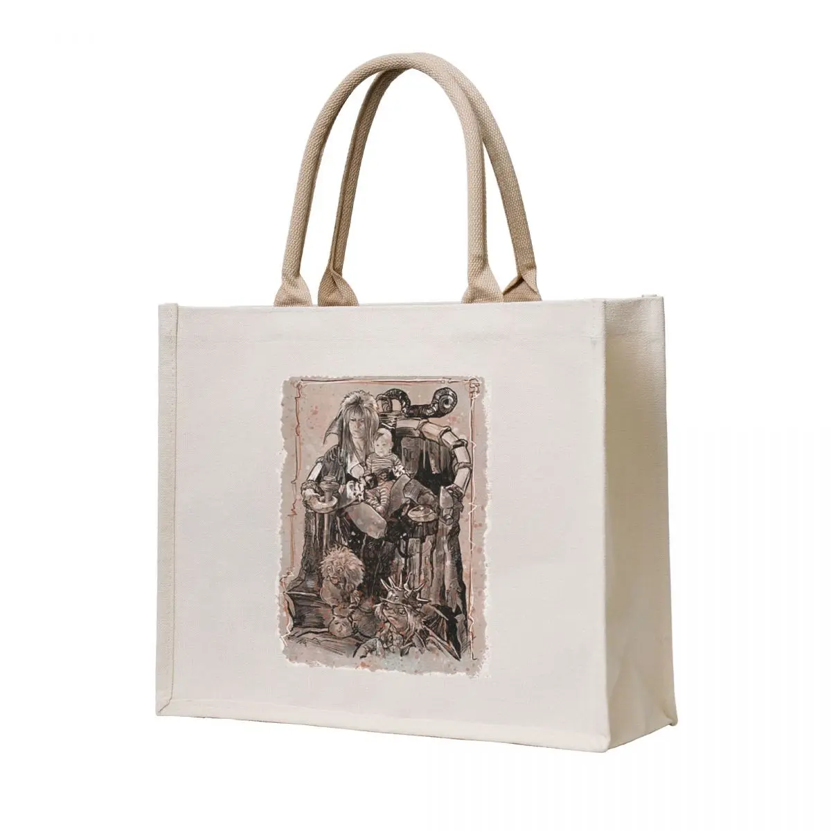 

Labyrinth Jareth and Toby Tote Bag Women's shopping bag Shopper bag Women's handbag Handbags women