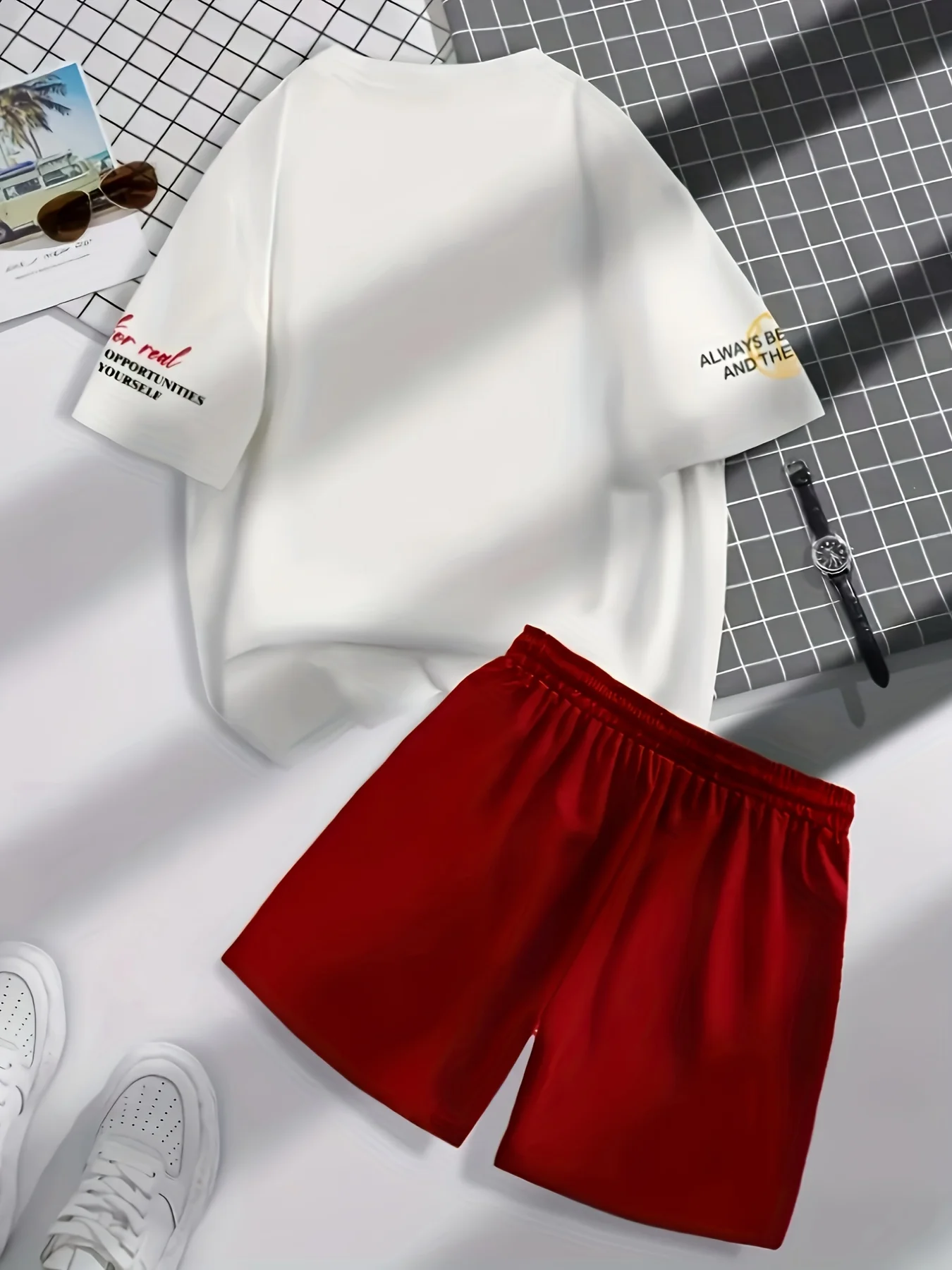 2025 Fashion Men's Casual Sports Suit Leisure 3D Printed T-shirt Shorts Set  Round Neck T-shirt and Shorts