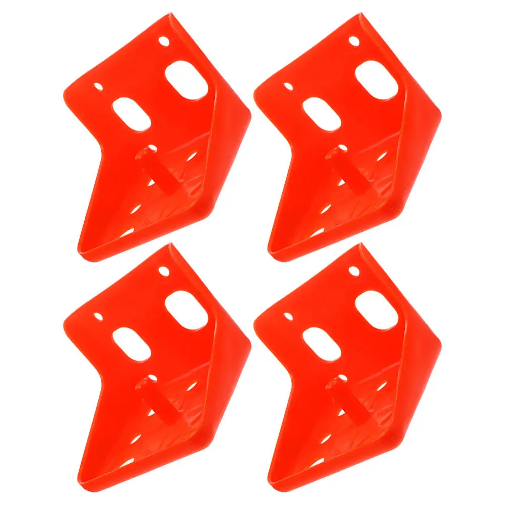 4Pcs Sturdy Plastic Salt Block Holder Smooth Burr-Free Salt Brick Licking Box for Cattle Sheep Horse Nutrition Lick Brick Feeder