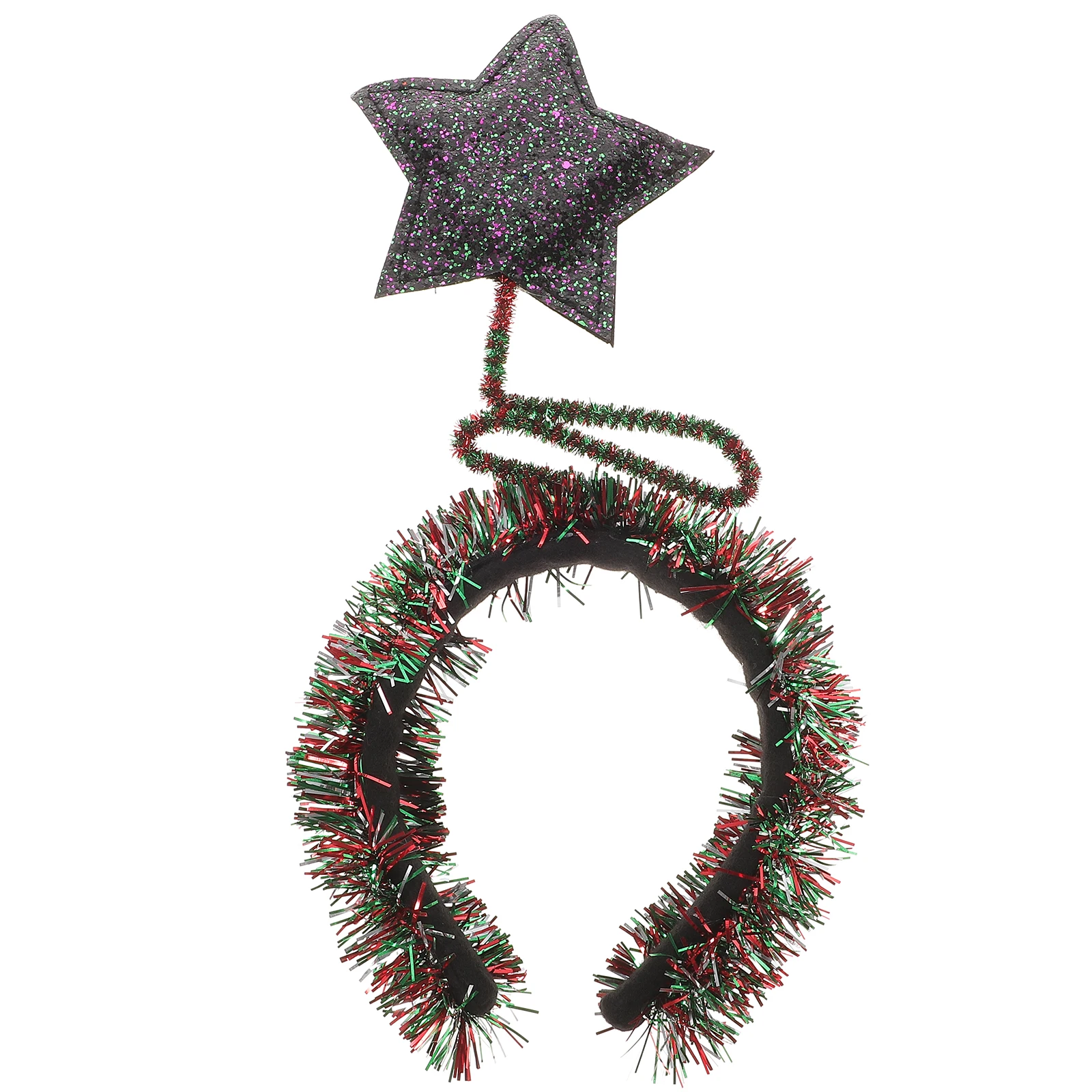 

1pc Star Hair Hoop Five Point Headband For Women Colorful Lightweight Party Wedding Prom Dancing Soiree Hair Accessories
