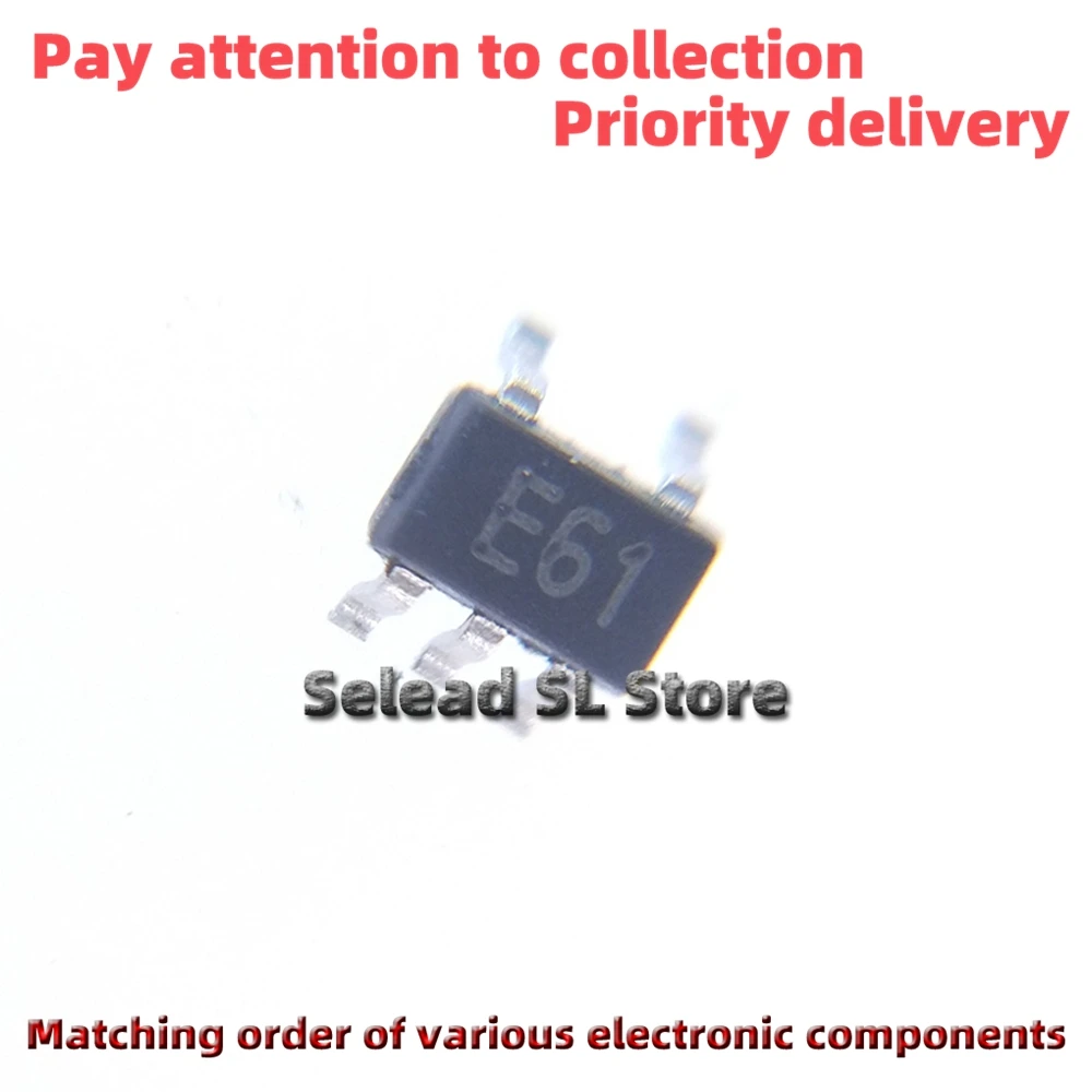 Free shipping New Original 50pieces/pack ESDA6V1W5 Silkscreen ：E61 SOT-353 New ESD/TVS electrostatic protection diode