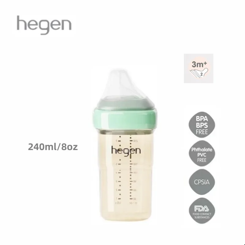 Hegen Bottle original original PPSU fall-proof baby baby gift box with storage lid pacifier water bottle for children image 3