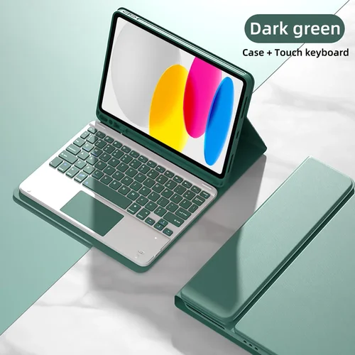 Funda con teclado para iPad 10.a generación 10. 9 pulgadas 2022, funda con teclado para iPad 10th 2022 A2696 A2757 A2777