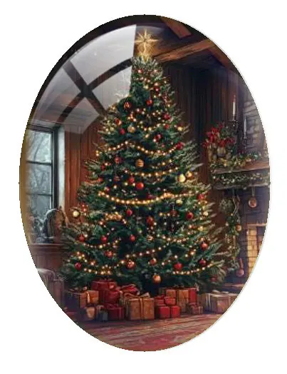 10 قطعة/الوحدة عيد الميلاد X-mas شجرة جلجل جرس ستار الجوارب البيضاوي صور الزجاج كابوشون فلاتباك التجريبي النقش Diy بها بنفسك صنع المجوهرات