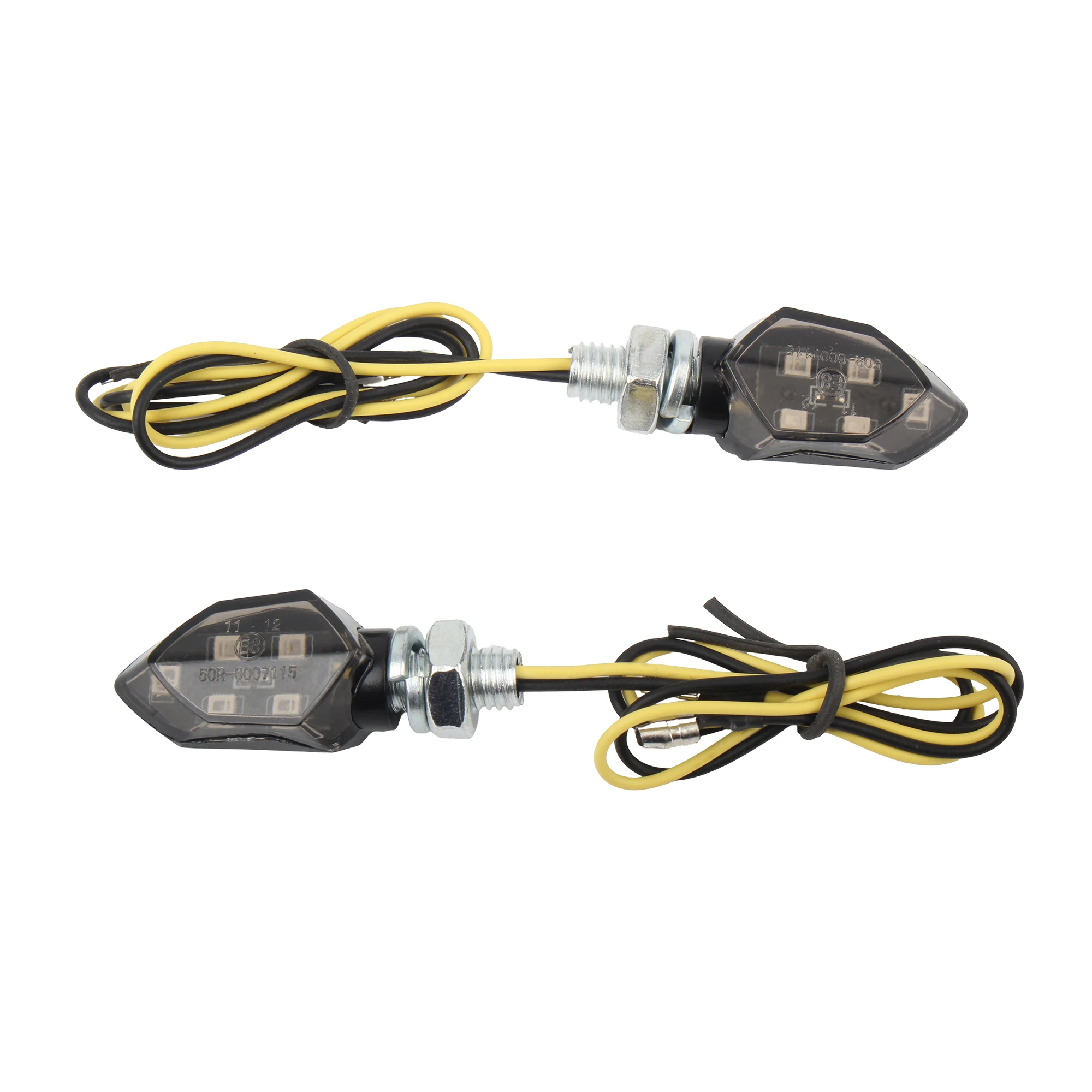 2Pcs Led Motorcycle Lampe Indicators Light Turn Signal Light Super Bright Amber Blinker Universal For Honda Yamaha Kawasaki BMW image 4