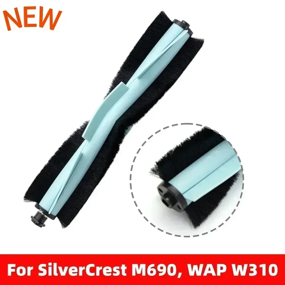 Escova principal do rolo central para prata crista m690 para wap w310 robô vácuo rolo principal escova substituição peças de eletrodomésticos
