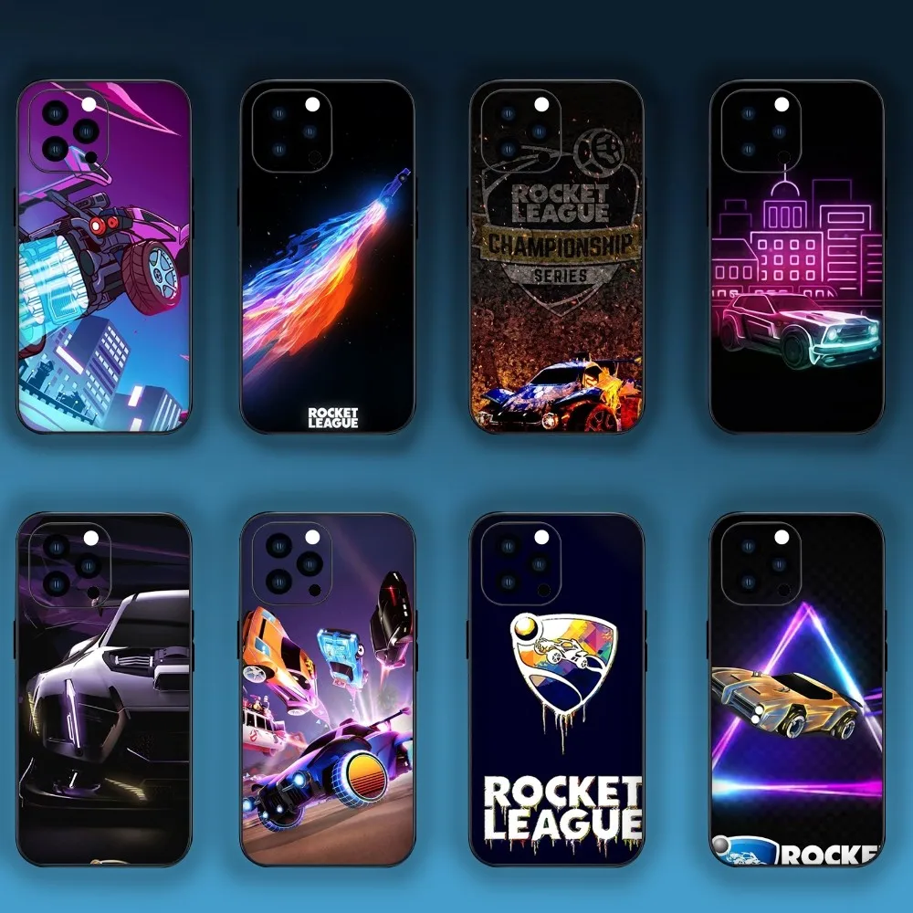 Rocket League Game Phone Case For iPhone Mini 11 12 13 Plus Pro Max 14 15 XR XS Black Shell