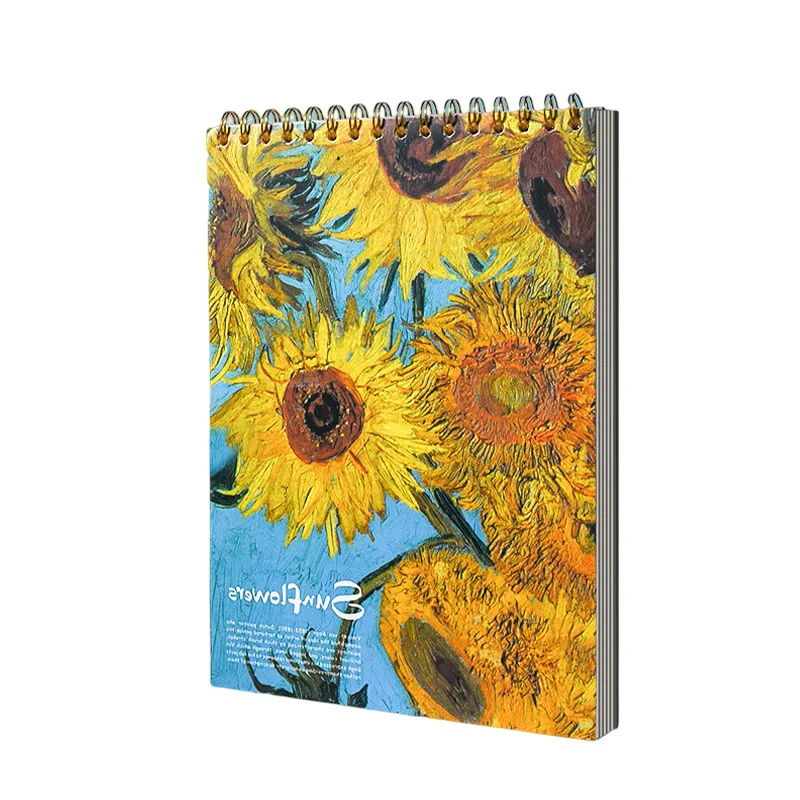 كراسة الرسم A4 Van Gogh، كراسة الرسم المختلفة مقاس A4، كتاب الرسم المرسوم يدويًا، كتاب مصور فارغ للطلاب
