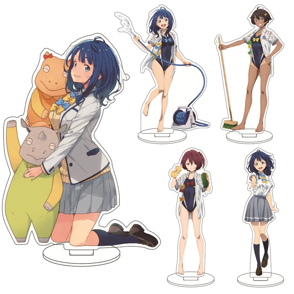 16CM Anime Too Many Losing Heroines Yanami Anna Yakishio Remon Komari Chika Basori Tiara Cos Acrylic Figure Stand Ornament Gifts