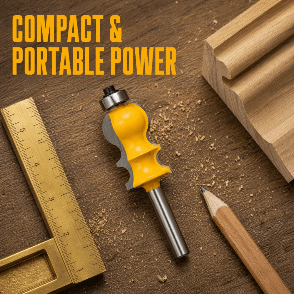 8mm(0.3In) Shank T Slot Router Bit 22.2Mm Cut Diameter 35Mm Cut Length Tongue And Groove Router Bit 1/4Inch Shank