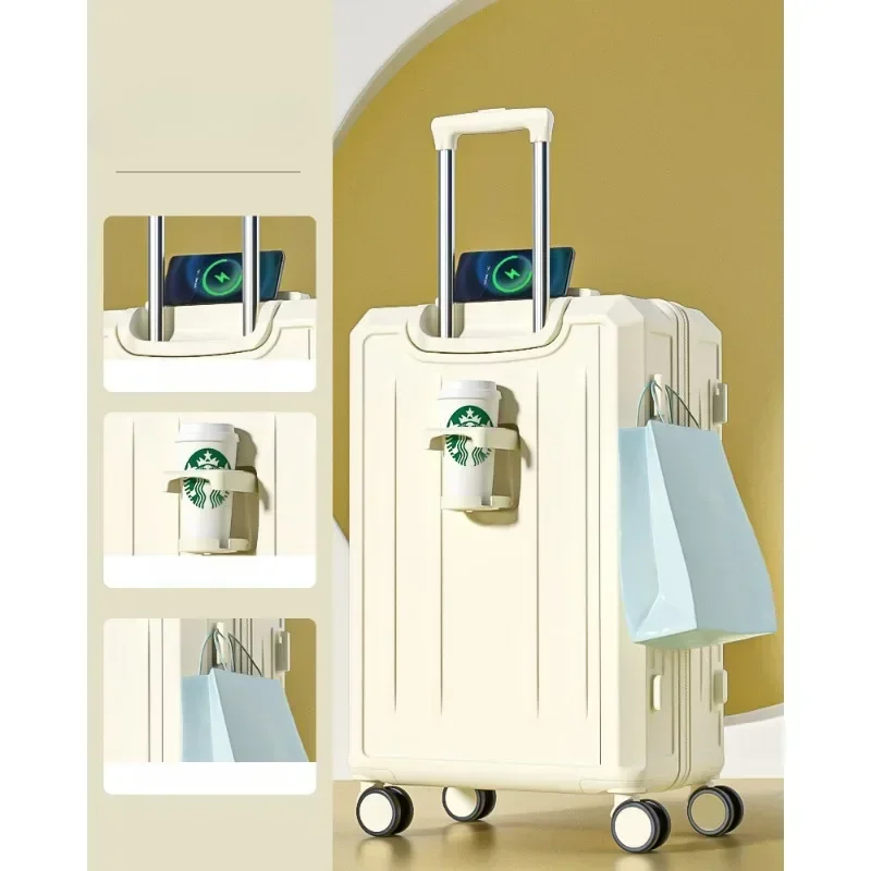 Multifunctional Luggage High-looking Trolley Case Large Capacity 24-inch Travel Lock Box 20 Inch Cabin Case Light Suitcase