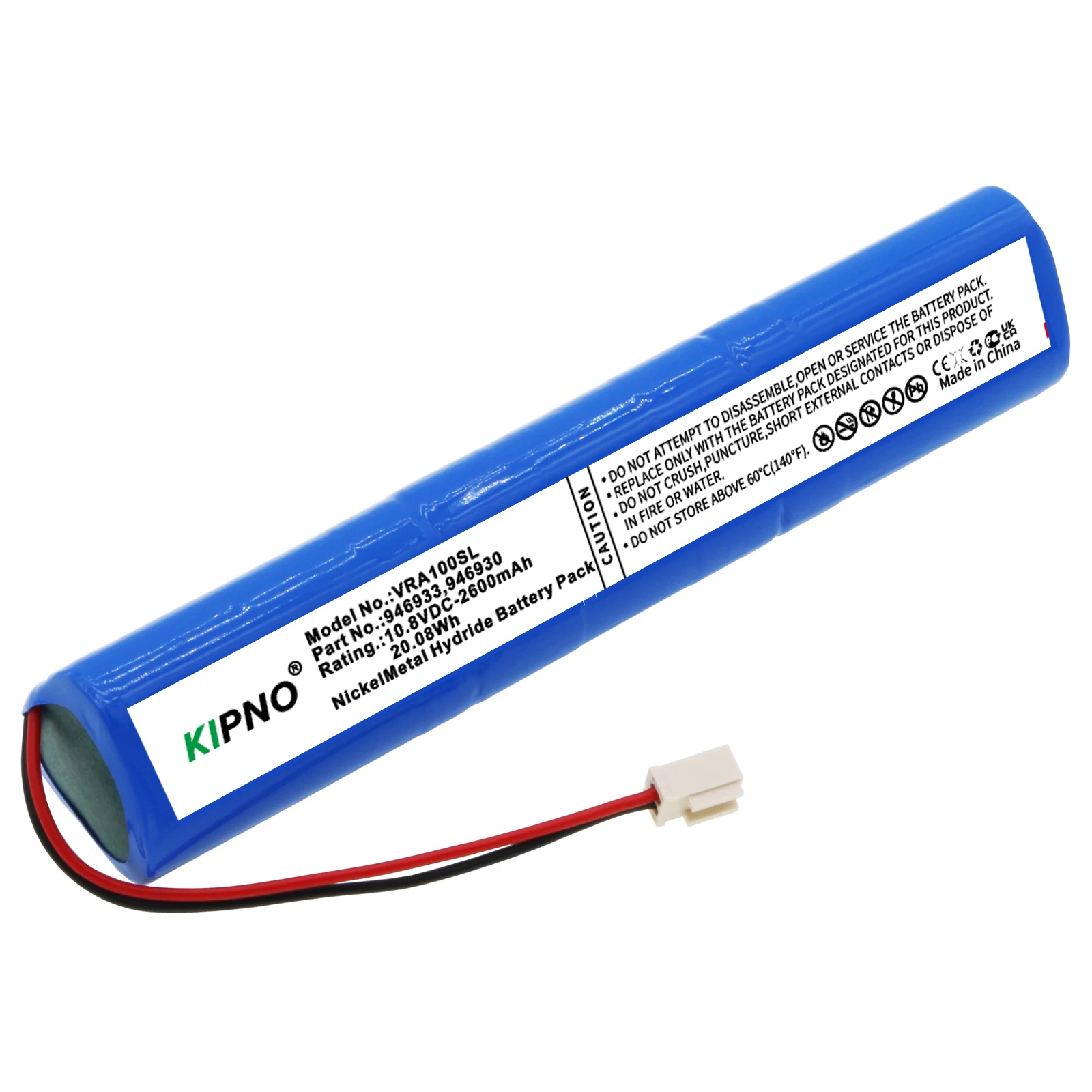 10.8V 2600mAh Battery for Velux Solar Roller Shutter