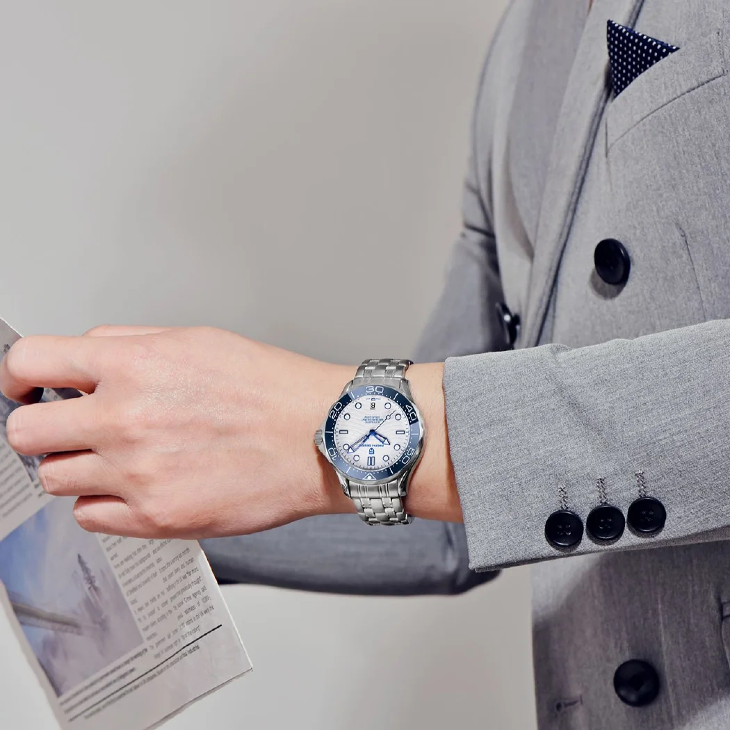 جديد باجاني ديزاين 1685 ساعات رجالية ساعة يد ميكانيكية للرجال ساعة أوتوماتيكية للرجال ياباني NH35A 20Bar ساعة غوص فولاذية