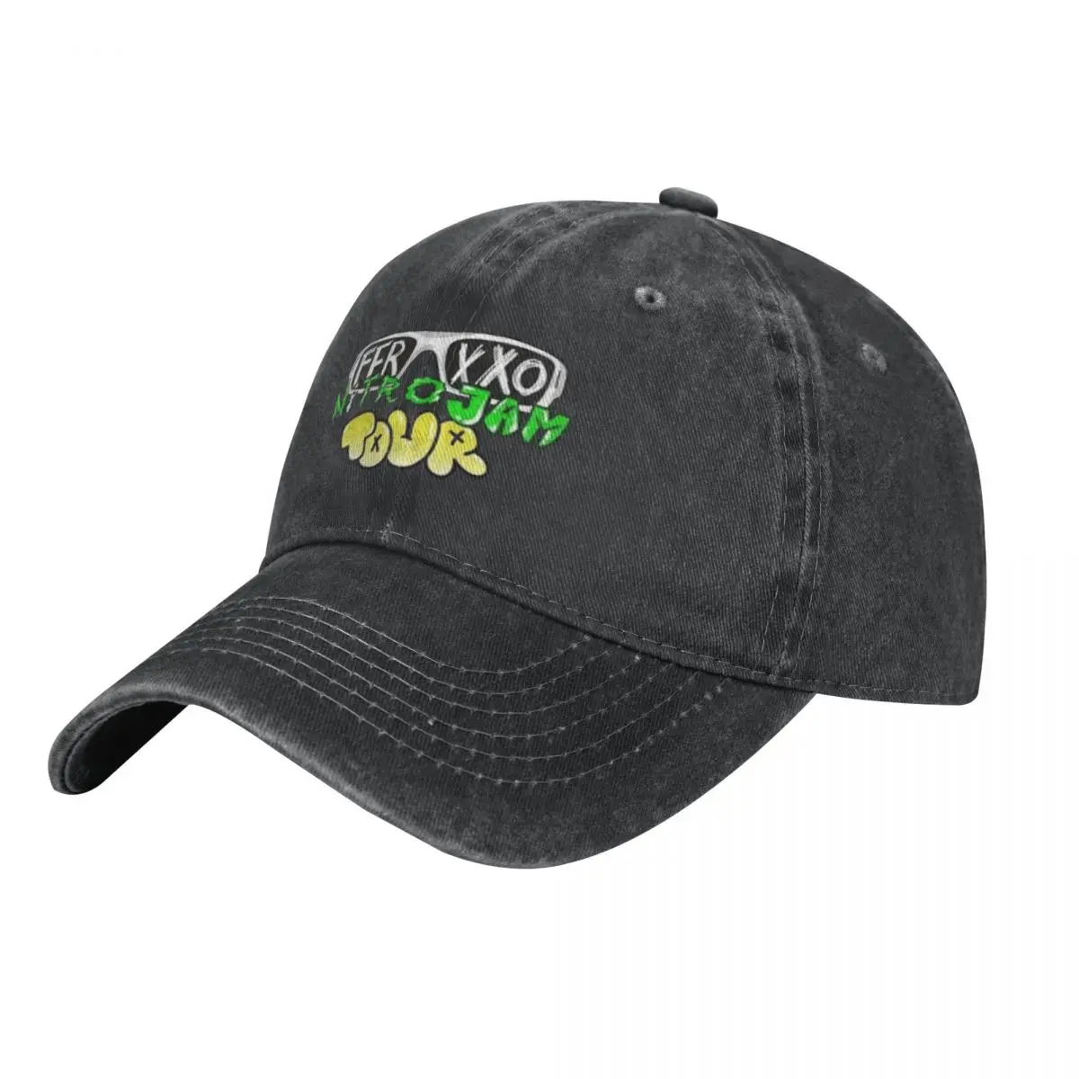 

T-shirt logo Ferxxo Nitro Jam Tour de Feid official feid merch Cowboy Hat Sunscreen Anime Icon Women Caps Men's