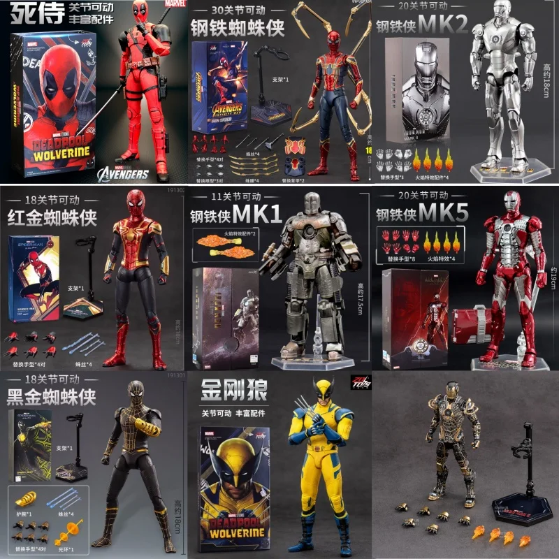 

Zd Toys Deadpool & Wolverine 3 Movie Wolverine Action Figure - Marvel Articulated Collectible Model, Perfect Gift for Boys