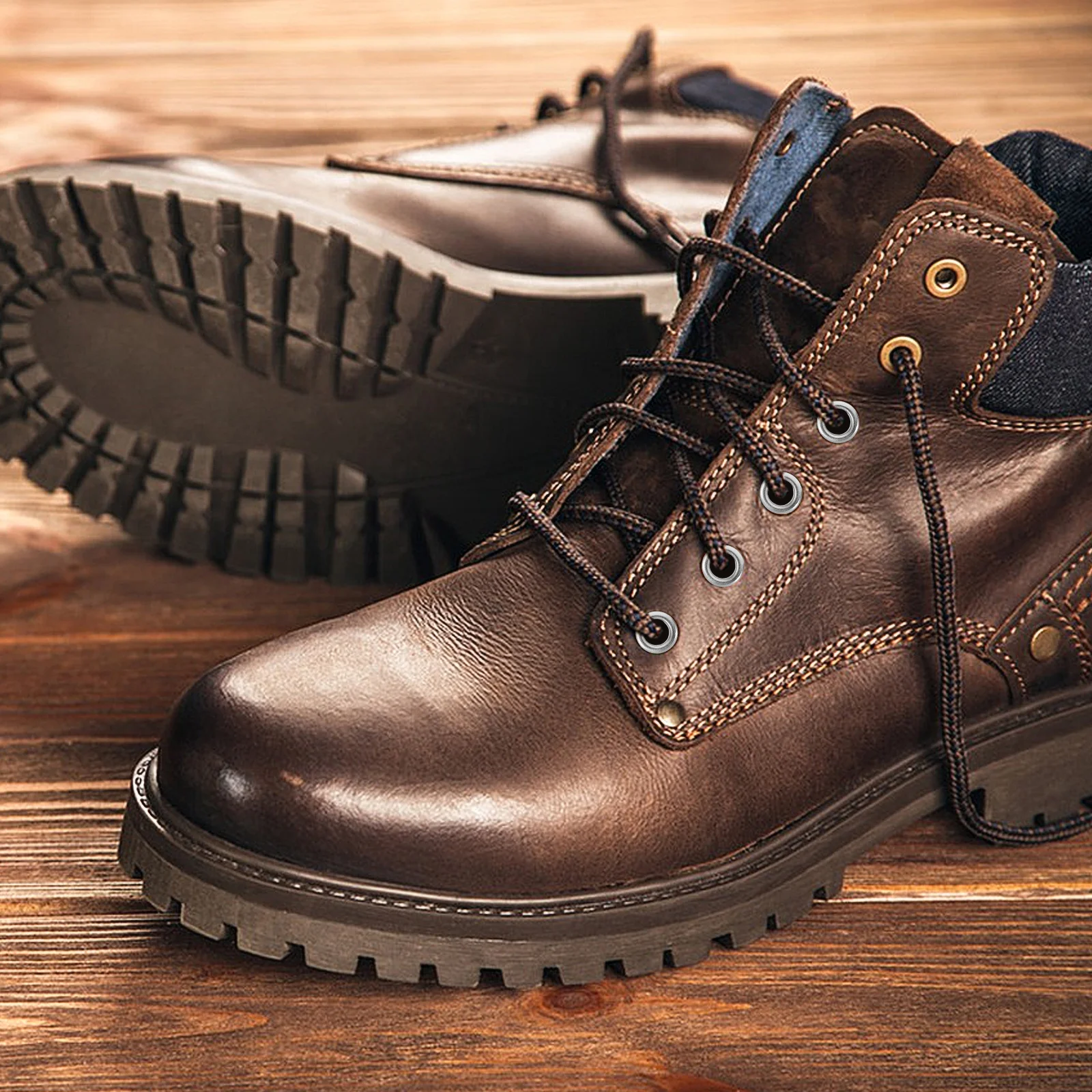 

50Pcs Through Hole Hollow Metal Grommets Eyelets Rivets Small Colored Eyelets for Shoes Boots Accessories Rivets for Shoes