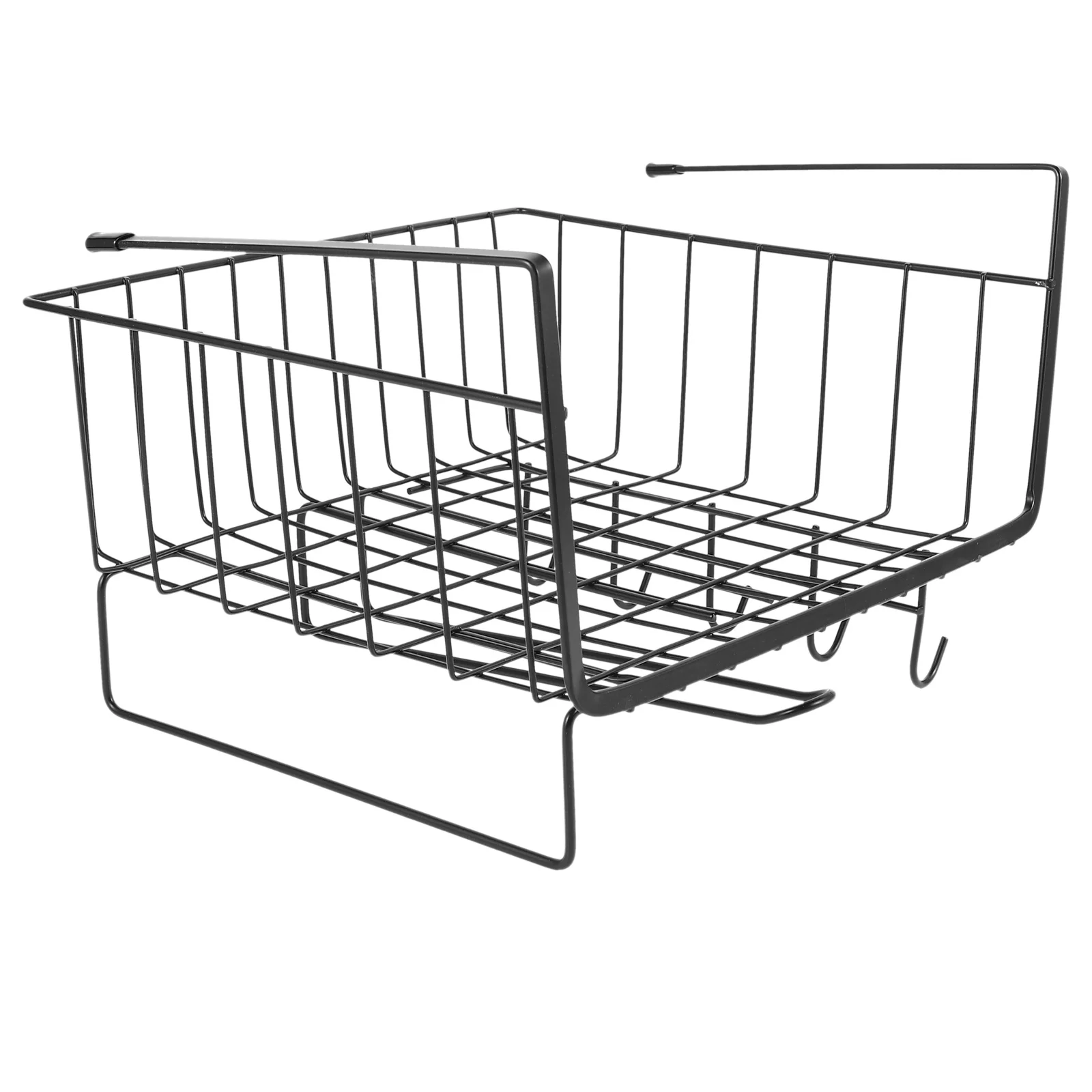 

1Pcs Kitchen Storage Basket Heavy Duty Iron Hanging Rack for Cabinet Pantry Organization Fruit Vegetable Container Home Storage