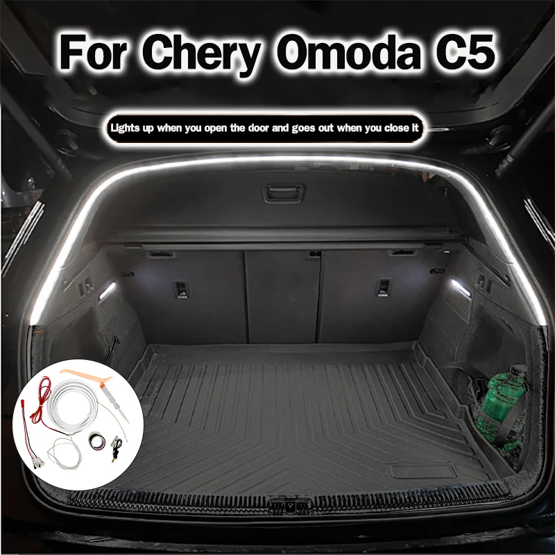 

For Chery Omoda C5 Trunk LED Lighting Omoda C5 Luggage Compartment LED Lights Chery Trunk LED Light Bar Interior