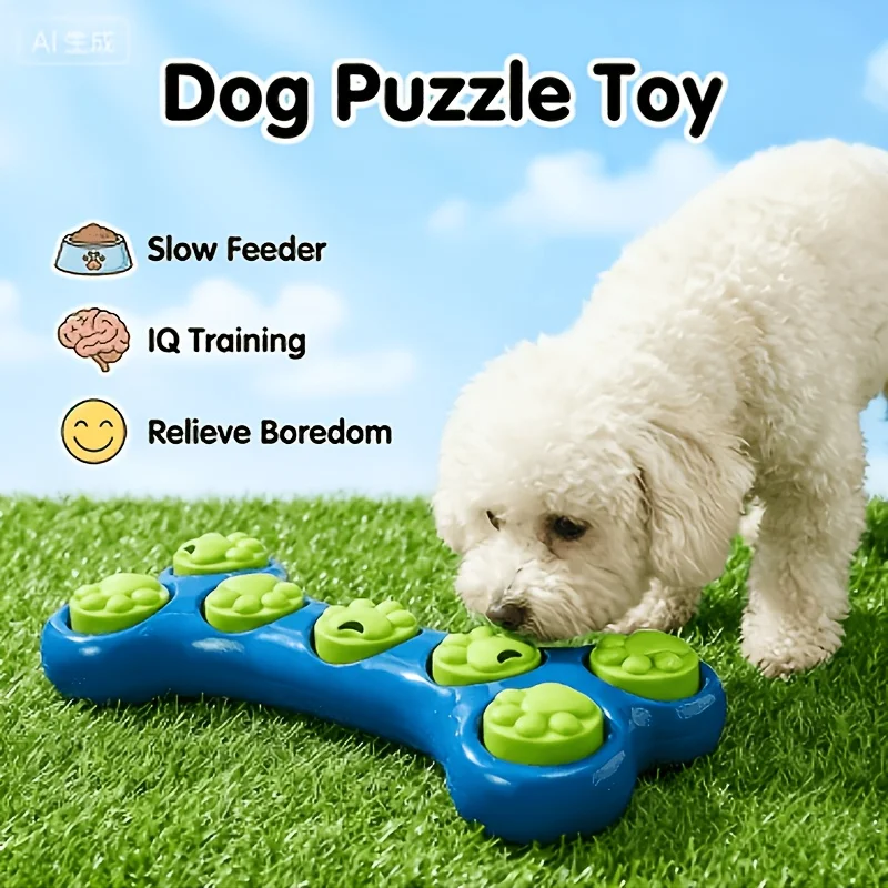 Toys for Relieving Dog Separation Anxiety,Treat-dispensing Puzzle Feeders, Anti-choke Slow-eating Bowls and Food-hiding Training