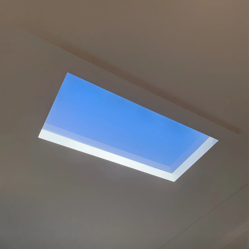 Blue sky, clear sky light, intelligent sky lighting, imitating the natural light of the sun bath heater in the bathroom