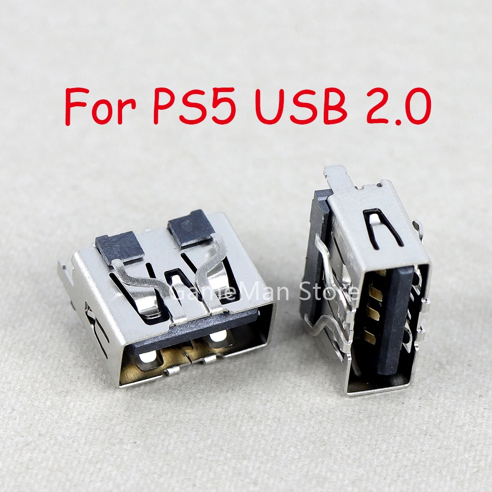 10pcs Original USB 2.0 Port Socket For Playstation 5 PS5 Console Hi USB A Interface Jack Connector