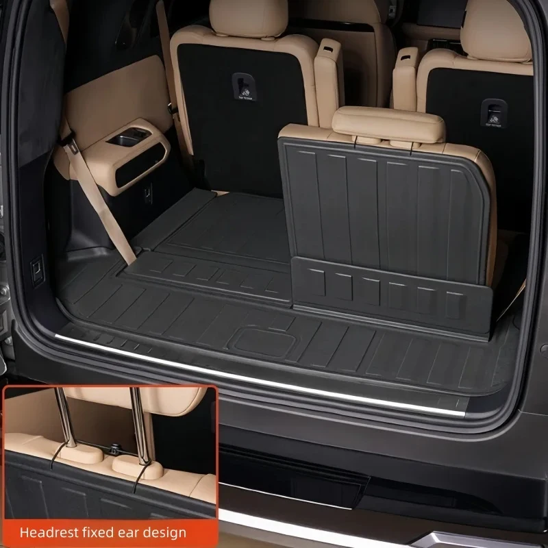 

Car Full Surround Trunk Mat Fit for BYD Leopard 8 2024 2025 Modified Auto Seat TPE Backrest Pad Car Interior Accessories