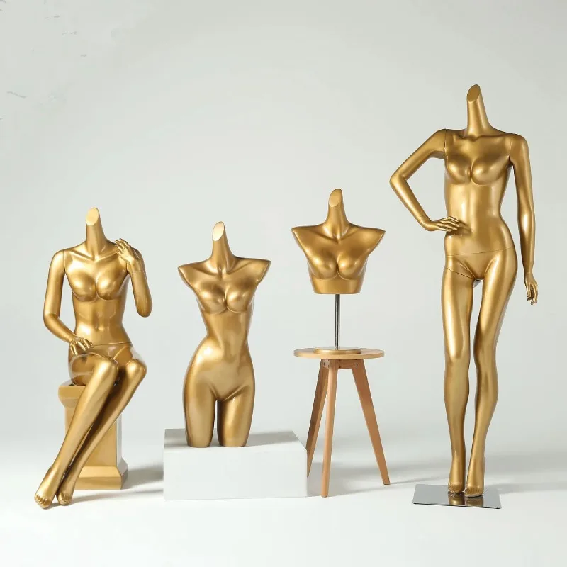 Gather underwear model props female full body model dummy window display props swimsuit bra half body model rack