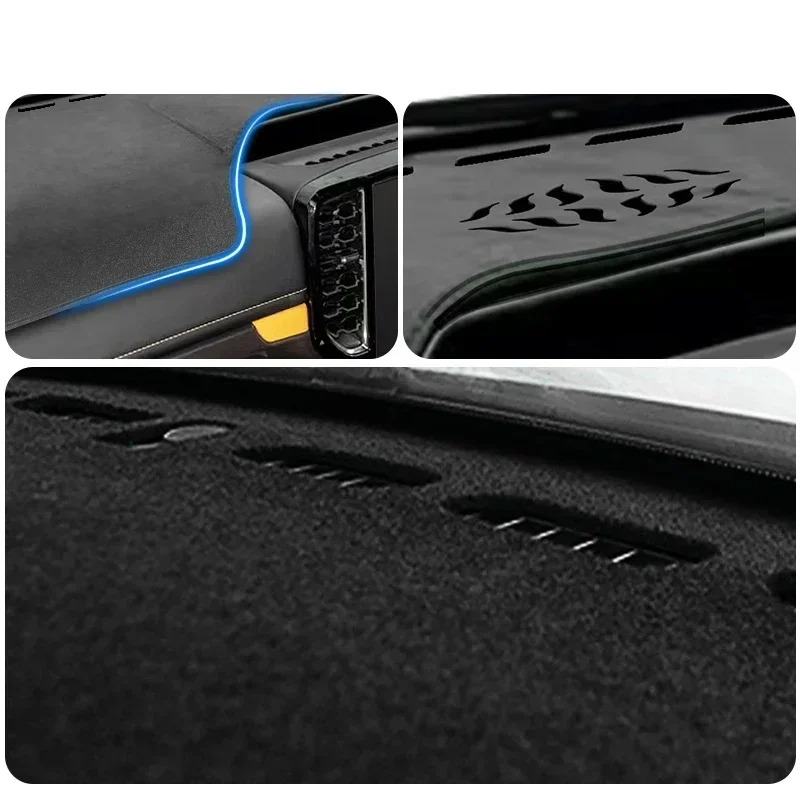 Car Dashboard Instrument Cover Panel Sunshade Protector Avoid Light Mat for Ford Ranger T9 Raptor 2023 2024 Interior Accessories