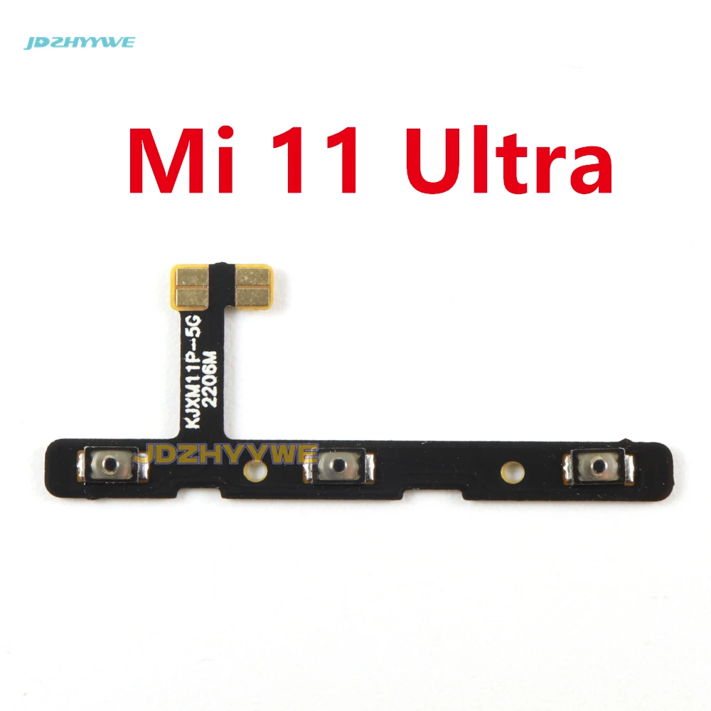 1PCS For Xiaomi Mi 11 10 5G 11 Lite Pro Ultra 11i 11T 10T Mute Side Button Original Key Switch Volume Power On Off Flex Cab