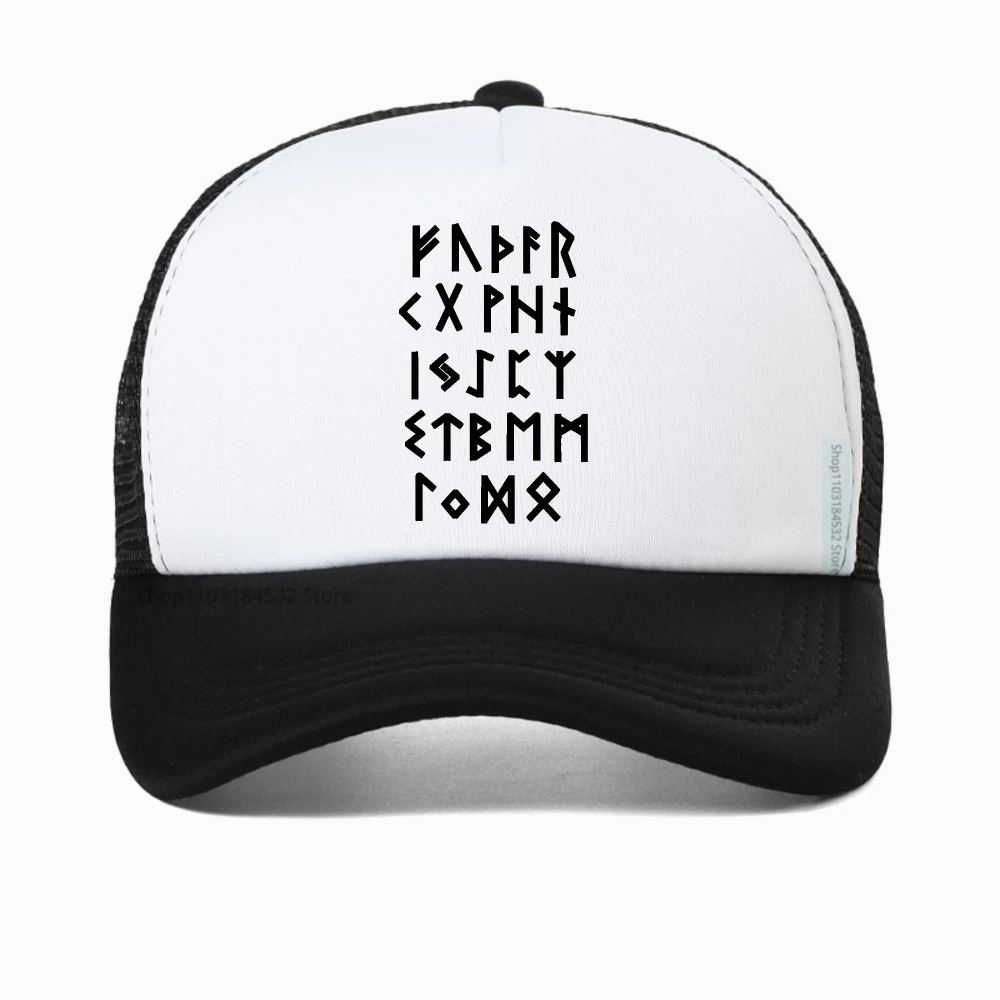 

Letters Labels Rune breathable baseball cap Funny Trip mesh hat Fashion Casual Harajuku snapback hats adjustable unise hats