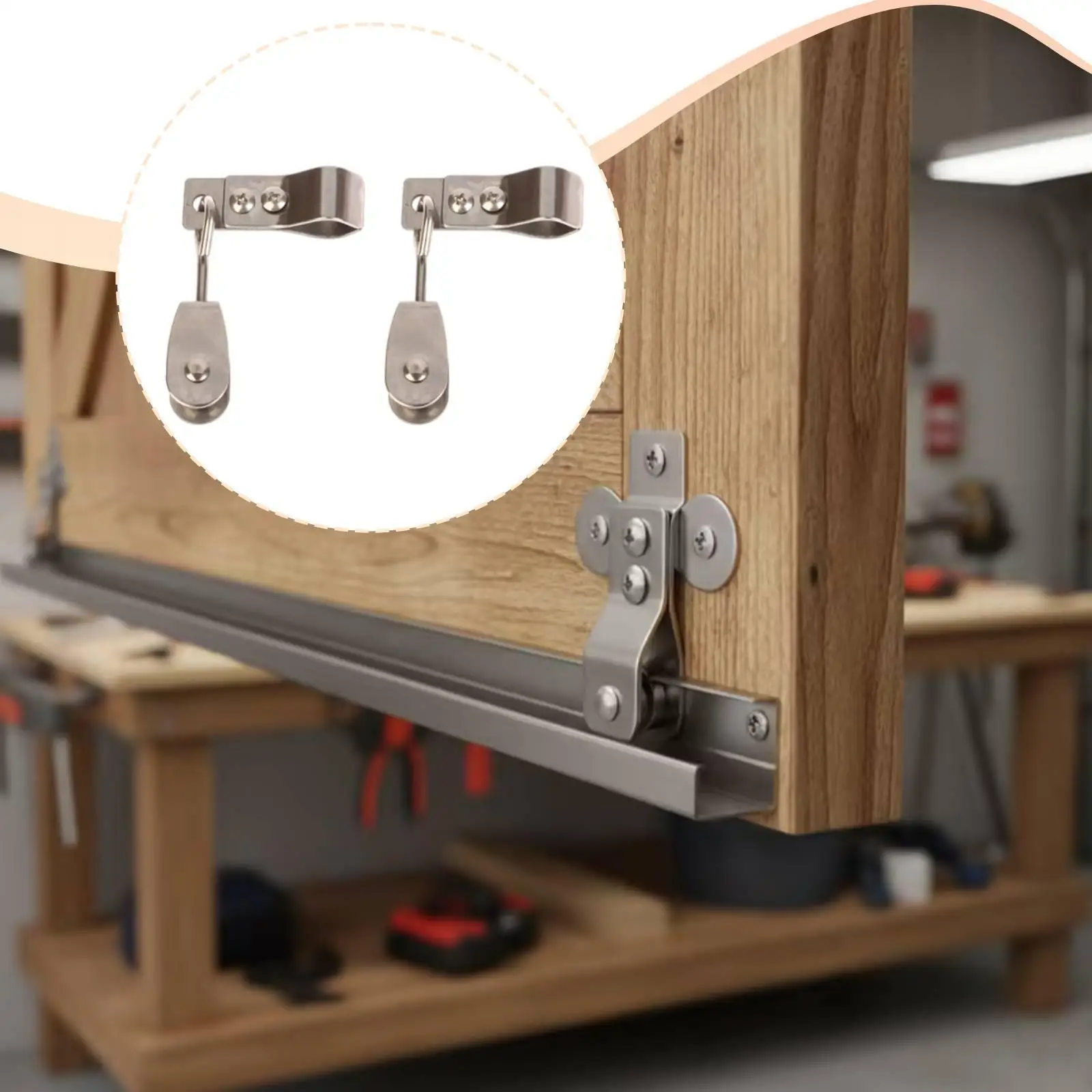 2x Pulley Wheel for Outdoor Shade Quick Installation Versatile Use Smooth Rolling Action