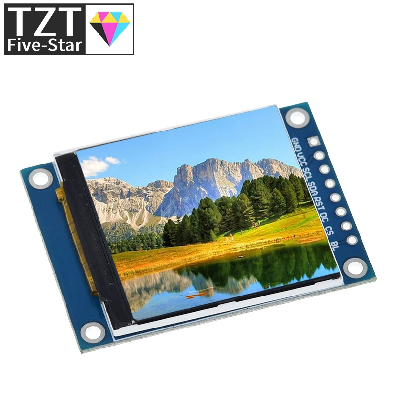 Imagem -05 - Polegada 1.54 Full Color Tft Display Module hd Ips Lcd Tela Led 240x240 Spi Interface St7789 para Arduino 1.54