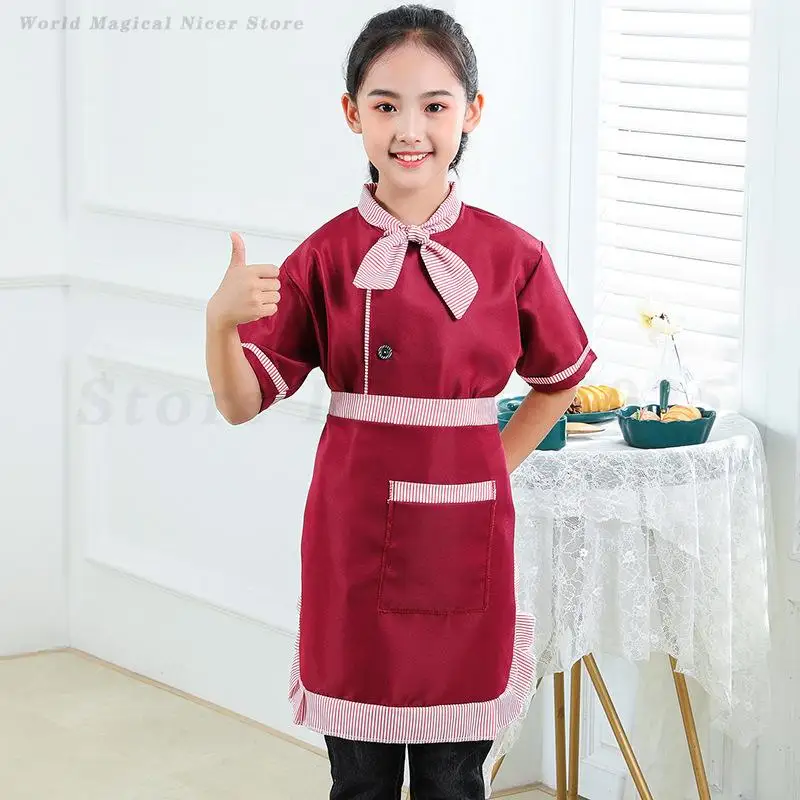 Children's Day Stage Performance Chef Uniform Children Cosplay Costumes Kids Boys Girls Restaurant Hotel Chef Master Clothing view 6