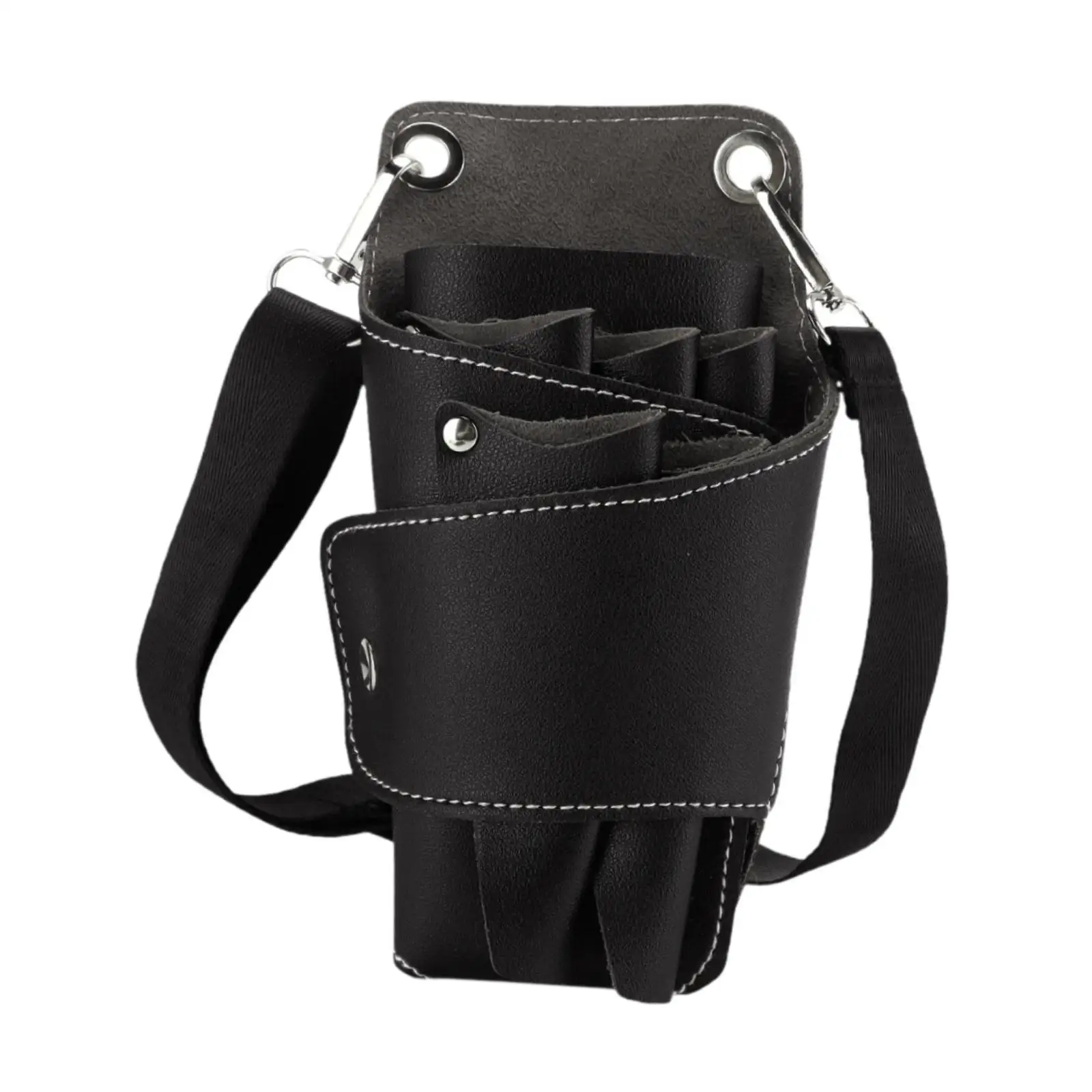 Scissors Crossbag Scissors Pouch Large Capacity Leather Practical Portable Detachable Belt Multifunctional Hair Hairdressing