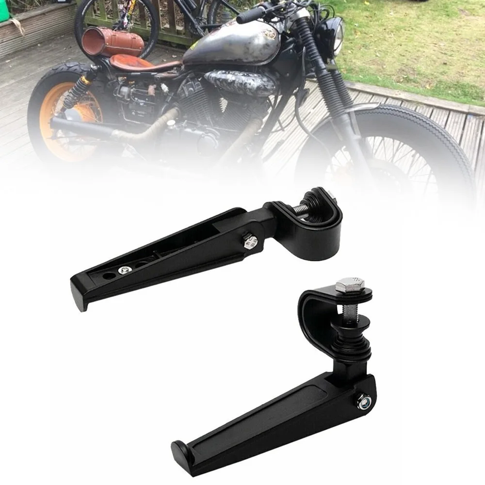 

Motorcycle 1" 1-1/4" Crash Bar Highway Footpegs Foldable Footrest Engine Guards Foot Peg For Harley Dyna Sportster Touring Softail