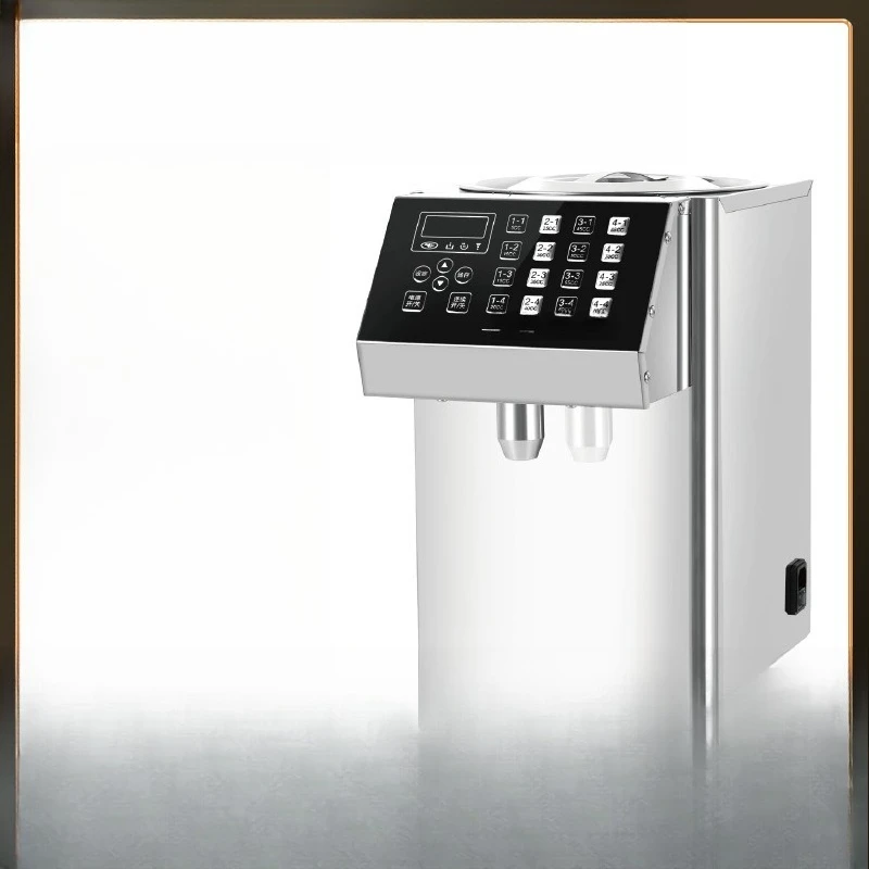 Dedicated sugar dispenser for commercial milk tea shops, fast , 16-button fully automatic dosing machine for tea beverages
